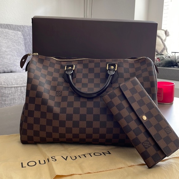 Louis Vuitton, Bags, Lv Speedy 35 Plus Wallet